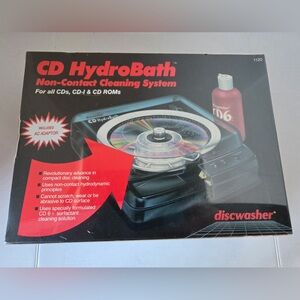 The Discwasher 1120 Hydrobath CD Cleaning System - New Sealed In Package
